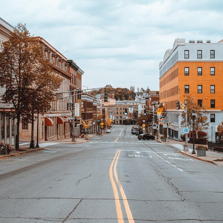 City skyline in Rome, Italy
